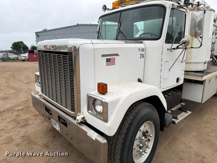 image for item ER1918 1988 GMC General under bridge inspection truck