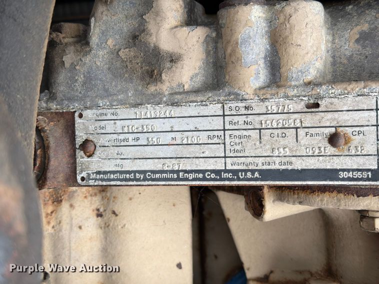 image for item ER1918 1988 GMC General under bridge inspection truck