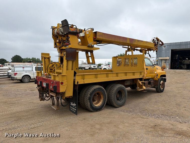 image for item ER1919 1991 GMC C7 digger derrick truck