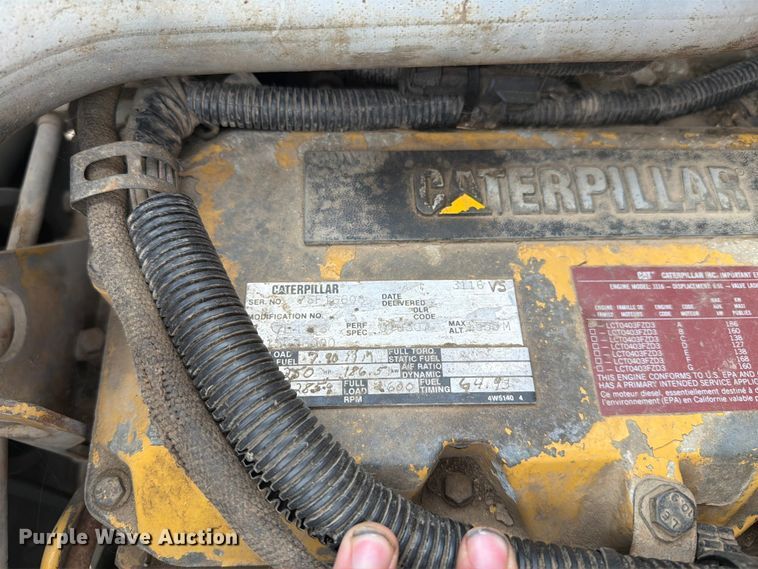 image for item ER1919 1991 GMC C7 digger derrick truck