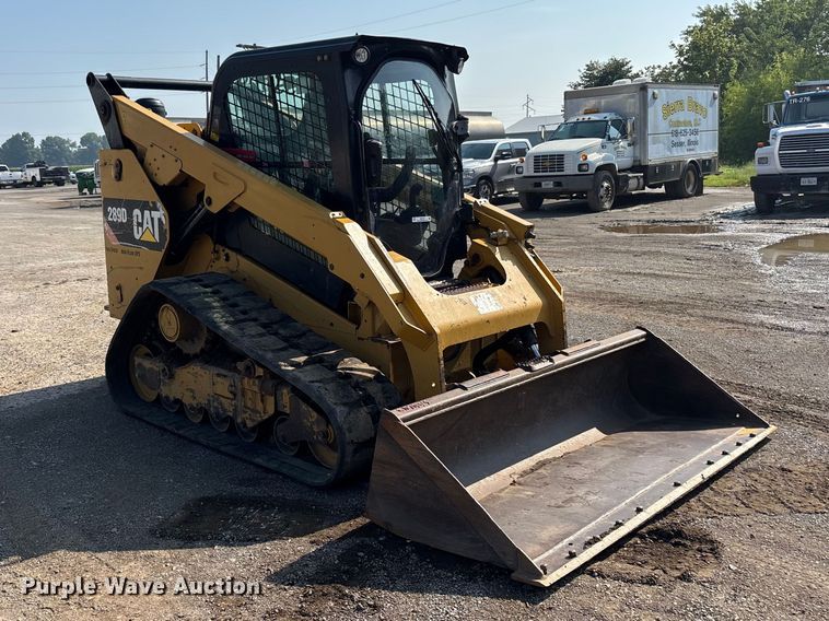 image for item ER3162 2018 Caterpillar 289D tracked skid steer loader