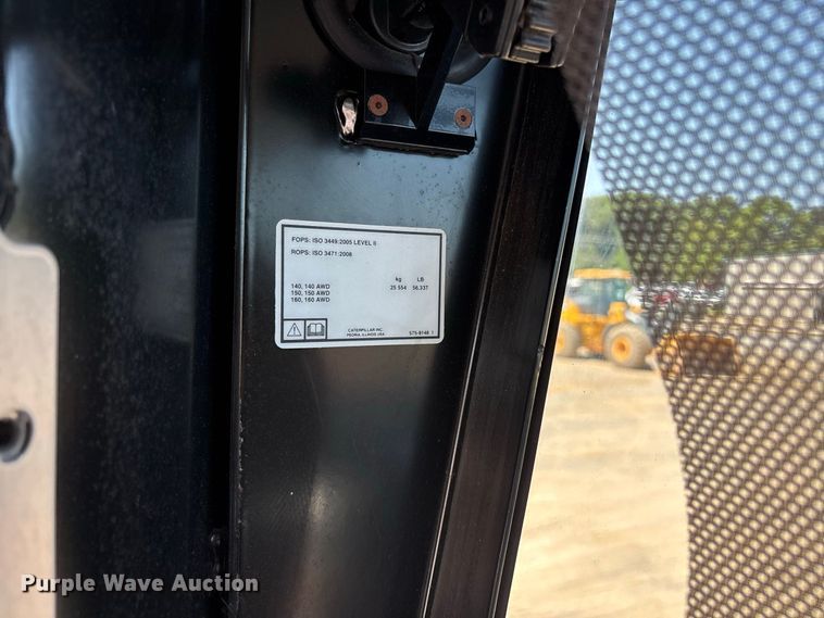 image for item ER3185 2020 Caterpillar 150 motor grader