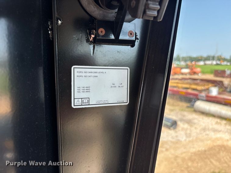image for item ER3186 2020 Caterpillar 150 motor grader