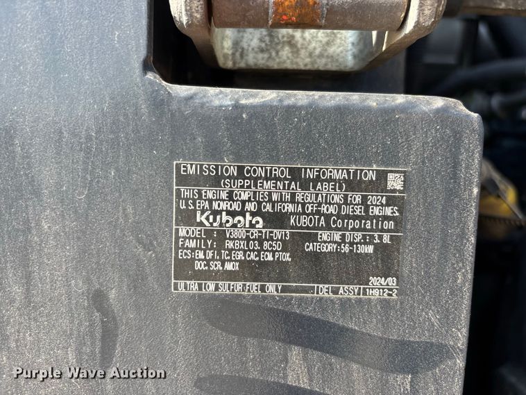 image for item ER3207 2024 Kubota SVL97-2 tracked skid steer loader