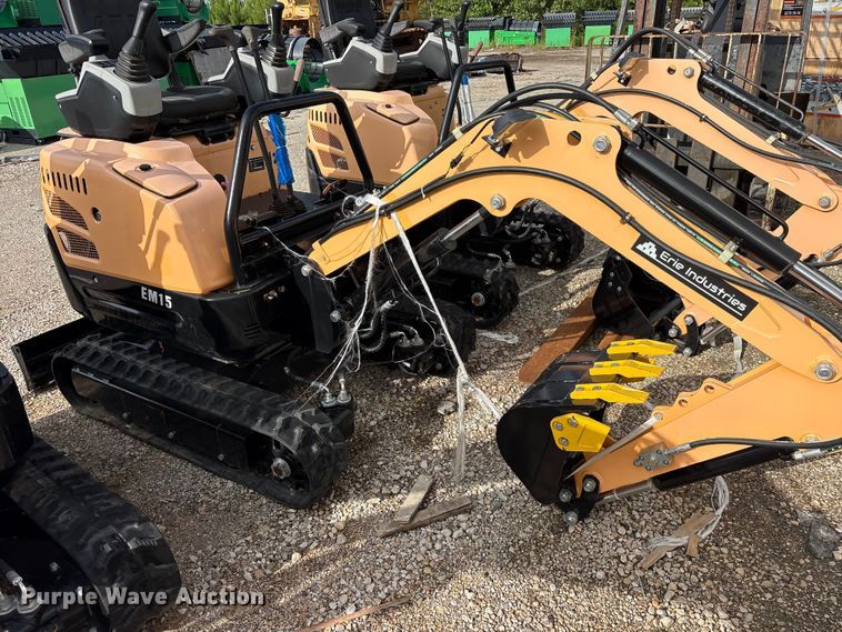 image for item ET0149 2024 Erie EM15 mini excavator