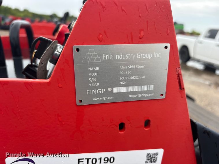 image for item ET0190 2024 Erie SCL850 compact utility loader
