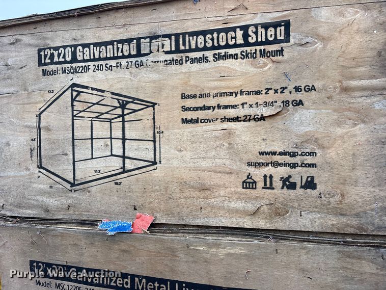image for item ET0248 (4) Valley Pioneer MSC1220F livestock sheds