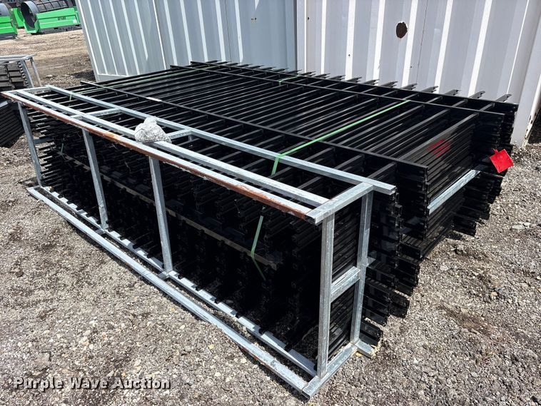 (22) 10' Wrought Iron Site Fence 220'