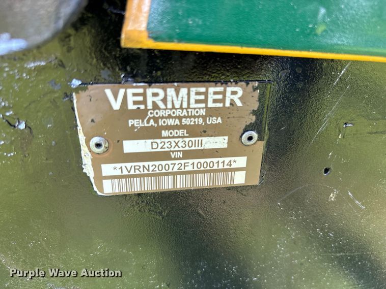 image for item ET0359 2015 Vermeer D23x30 directional boring unit
