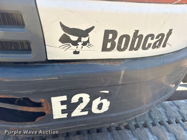 image for item ET0413 2016 Bobcat E26 mini excavator