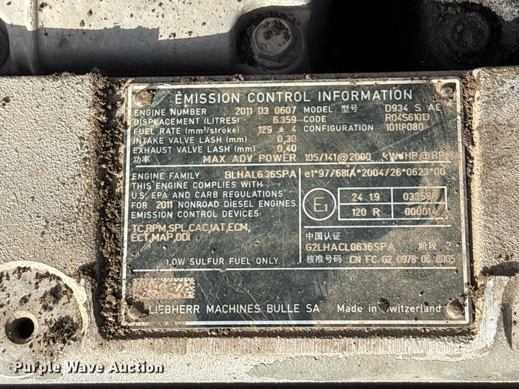 image for item EU0753 Liebherr A904C Litronic excavator