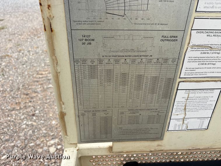 image for item EU5790 2006 Sterling L8500 Series crane truck