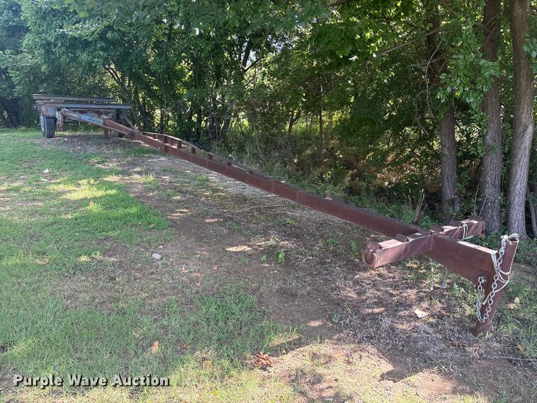 image for item EU5798 2018 Shop Built pole trailer