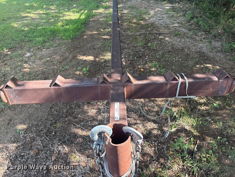 image for item EU5798 2018 Shop Built pole trailer