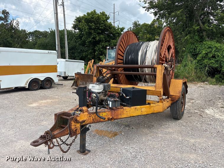image for item EU5804 Shop Built reel trailer