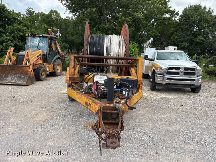 image for item EU5804 Shop Built reel trailer