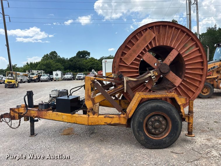 image for item EU5804 Shop Built reel trailer