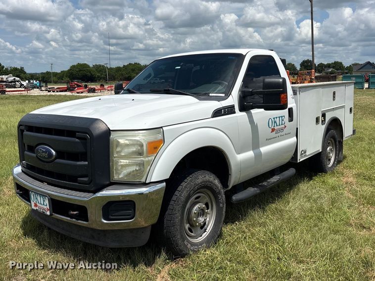 2013 Ford F250 Super utility bed pickup truck
