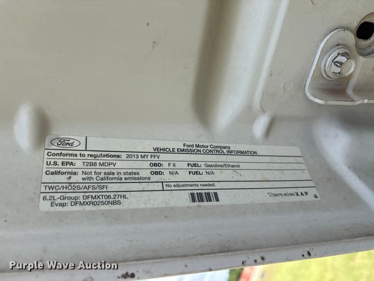 image for item EU5824 2013 Ford F250 Super utility bed pickup truck