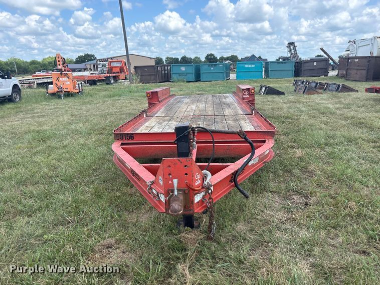 image for item EU5825 2019 Belshe TB16 tilt deck equipment trailer