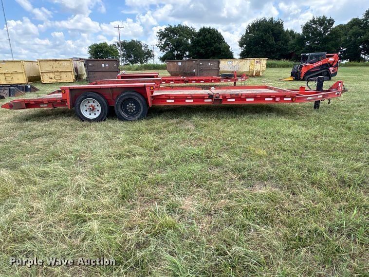 image for item EU5825 2019 Belshe TB16 tilt deck equipment trailer