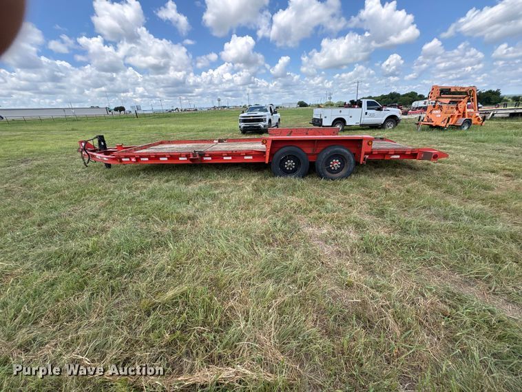 image for item EU5825 2019 Belshe TB16 tilt deck equipment trailer