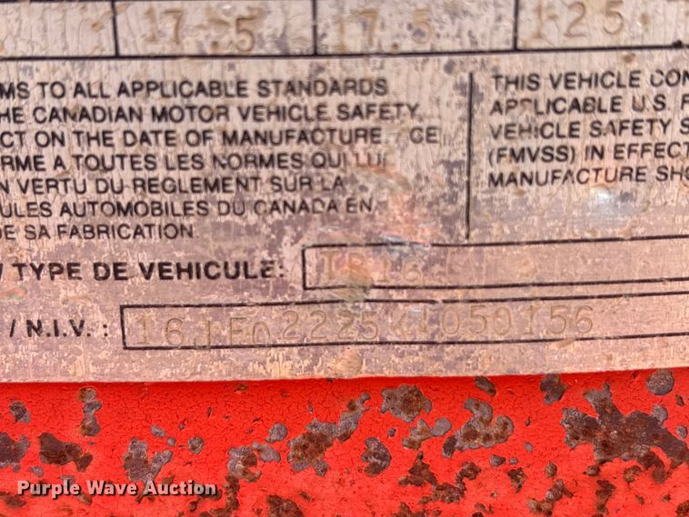 image for item EU5825 2019 Belshe TB16 tilt deck equipment trailer