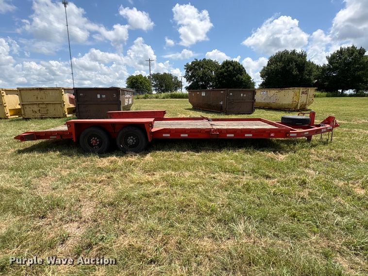 image for item EU5826 2019 Belshe TB16 tilt deck equipment trailer