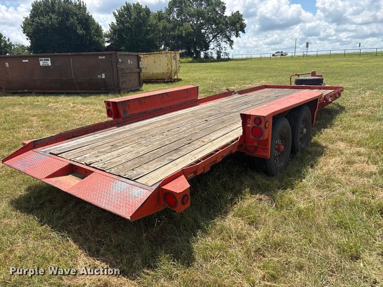 image for item EU5826 2019 Belshe TB16 tilt deck equipment trailer