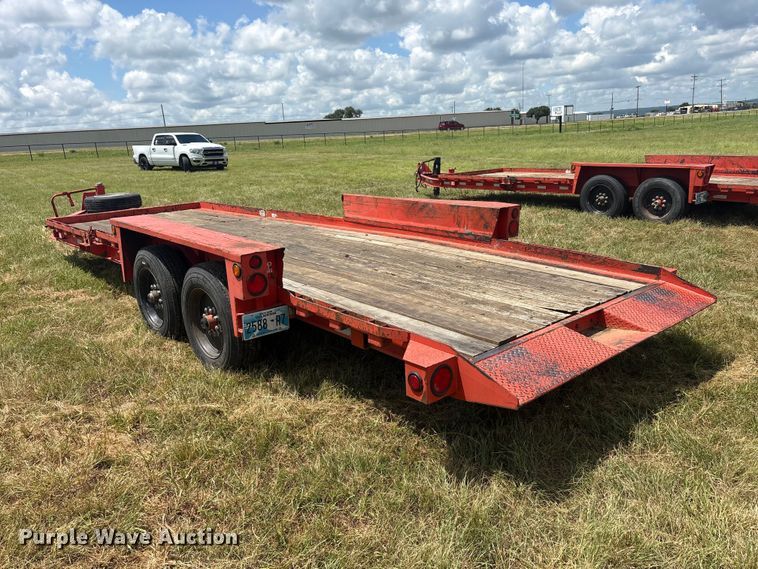 image for item EU5826 2019 Belshe TB16 tilt deck equipment trailer