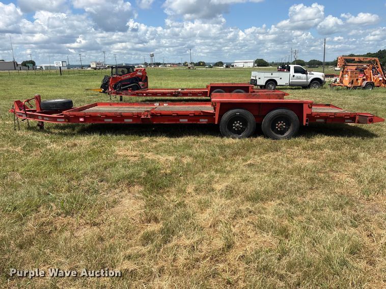 image for item EU5826 2019 Belshe TB16 tilt deck equipment trailer
