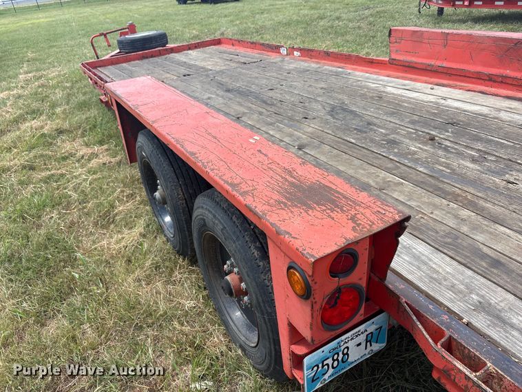 image for item EU5826 2019 Belshe TB16 tilt deck equipment trailer