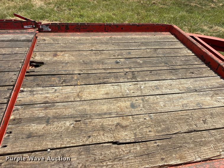 image for item EU5826 2019 Belshe TB16 tilt deck equipment trailer