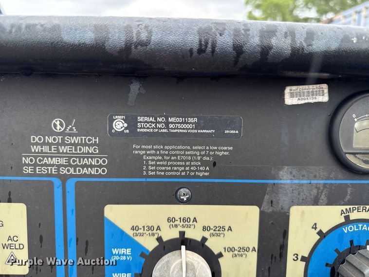 image for item EV6038 2) Miller Welder/generators