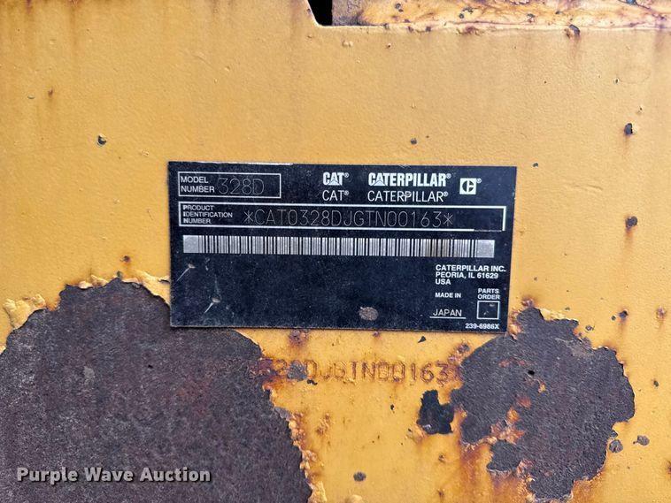 image for item EV6042 2007 Caterpillar 328D LCR excavator