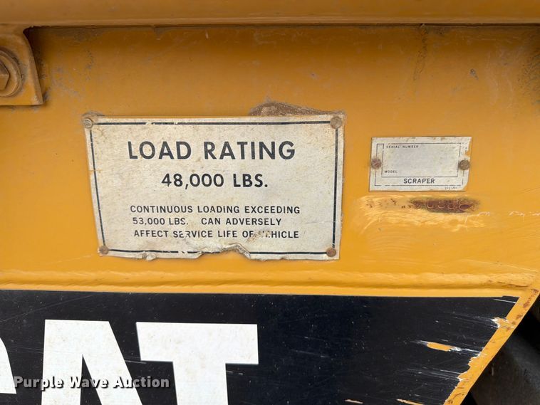 image for item EW2169 1998 Caterpillar 627F scraper