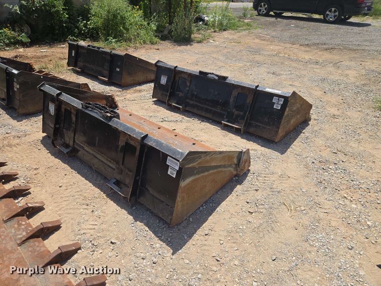 image for item EW8536 (2) Land Pridec skid steer buckets