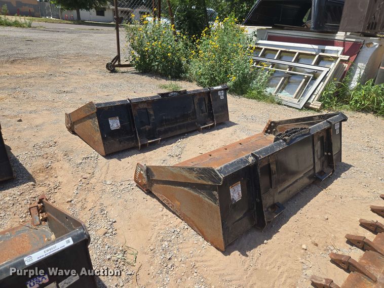 image for item EW8536 (2) Land Pridec skid steer buckets