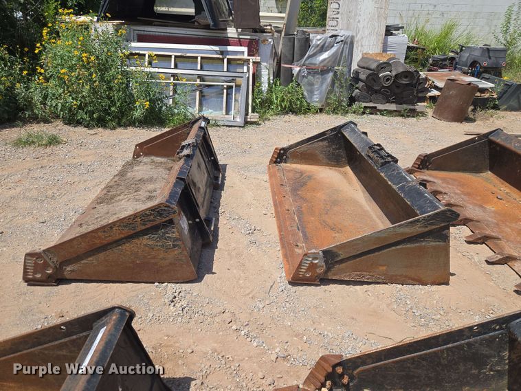 image for item EW8536 (2) Land Pridec skid steer buckets