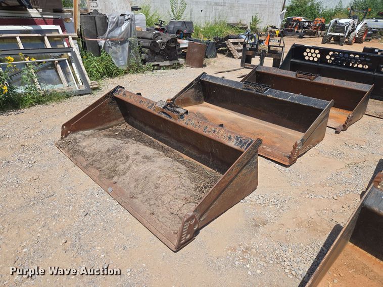 image for item EW8536 (2) Land Pridec skid steer buckets