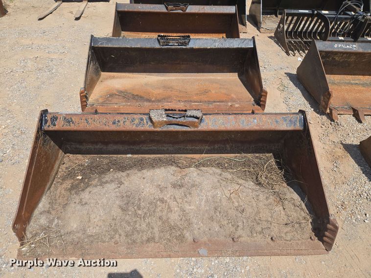 image for item EW8536 (2) Land Pridec skid steer buckets