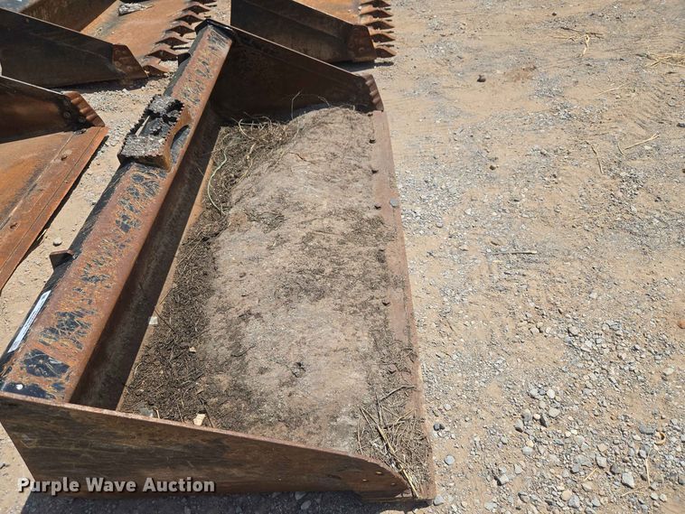 image for item EW8536 (2) Land Pridec skid steer buckets
