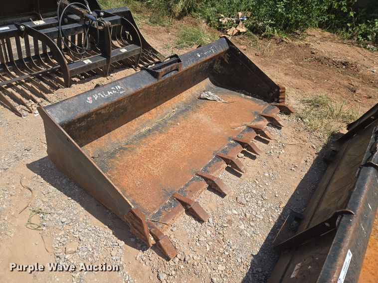 Paladin skid steer bucket