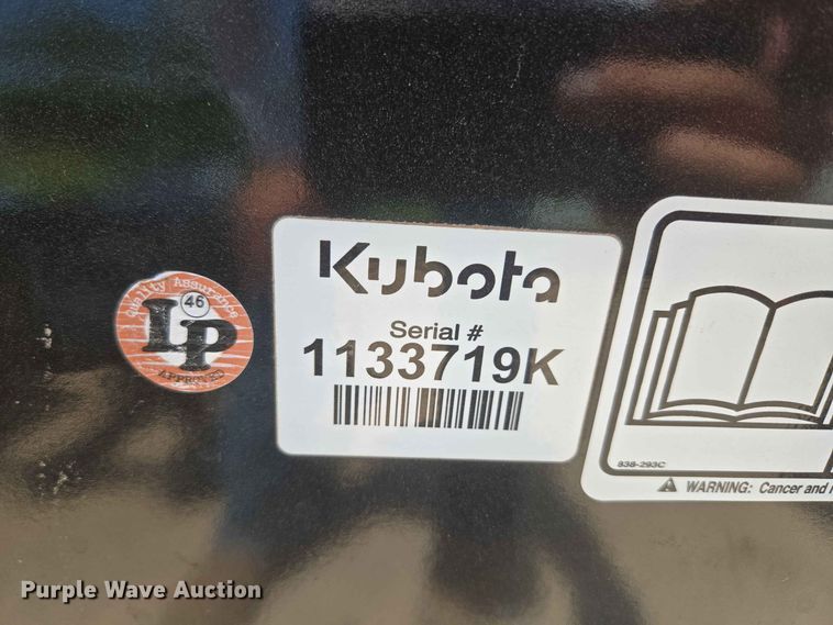 image for item EW8540 Kubota LM2584 skid steer bucket
