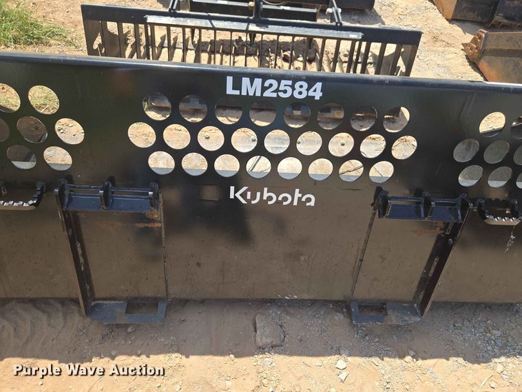 image for item EW8541 Kubota LM2584 skid steer bucket