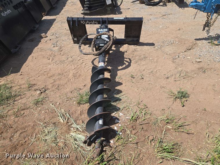 image for item EW8542 Kubota SA20 skid steer auger