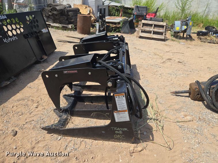 image for item EW8543 Worksaver ETG-26 Two grapple skid steer grapple bucket