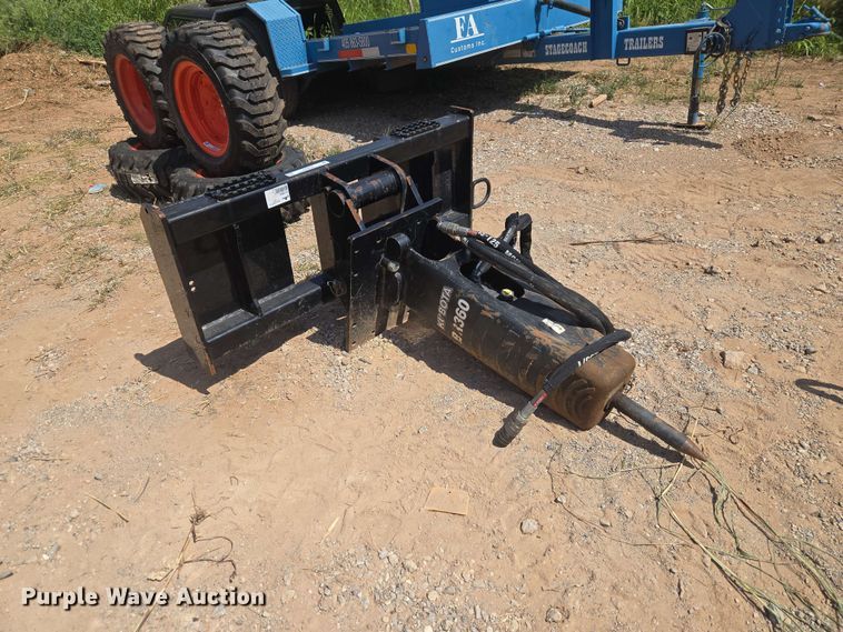 image for item EW8545 Kubota BR360 skid steer breaker