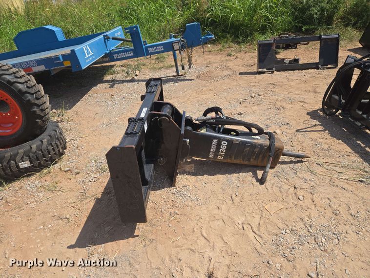 image for item EW8545 Kubota BR360 skid steer breaker