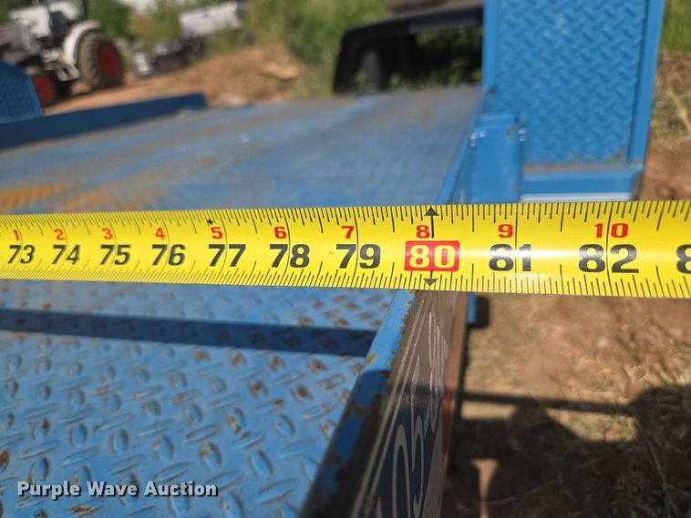 image for item EW8546 2023 Davidson Trailer LLC. 80 x 12 SA 7K TILT tilt deck utility trailer